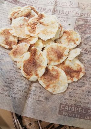 レンジでヘルシーポテトチップス♪-レシピのメイン写真