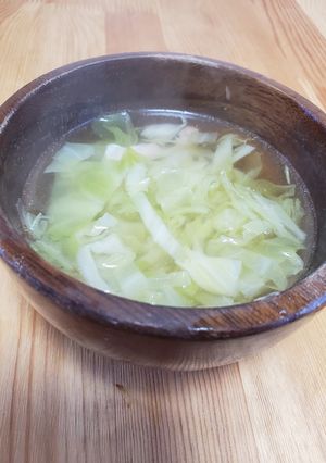 簡単！巻かないロールキャベツ風　スープ-レシピのメイン写真