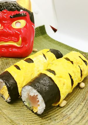 おにのパンツ！？な恵方巻き-レシピのメイン写真