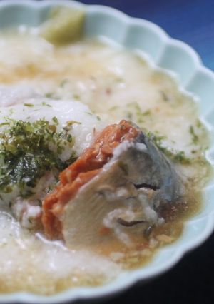 鯖の醤油煮とほうれん草のトロロがけ-レシピのメイン写真