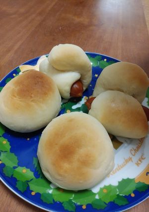 発酵モードが無いレンジで作る簡単パン-レシピのメイン写真