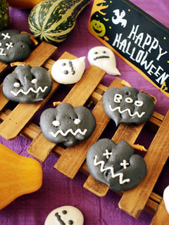 ハロウウィン!真っ黒メレンゲクッキー-レシピのメイン写真