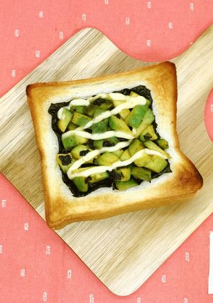 海苔アボカドトースト-レシピのメイン写真