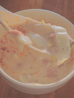 白菜の豆乳味噌スープ-レシピのメイン写真