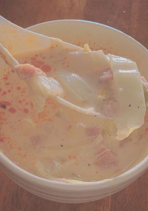 白菜の豆乳味噌スープ-レシピのメイン写真