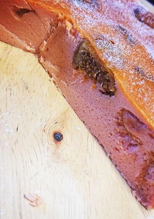 いちじくとチョコのブラウニー風ケーキ-レシピのメイン写真