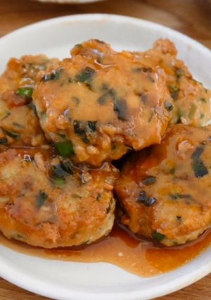 ふわふわ♪鶏団子の照り焼き-レシピのメイン写真