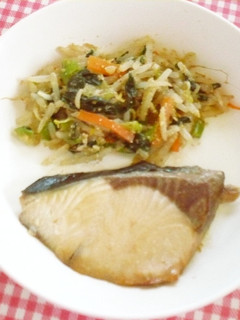 ぶりの照り焼き・保育園給食-レシピのメイン写真