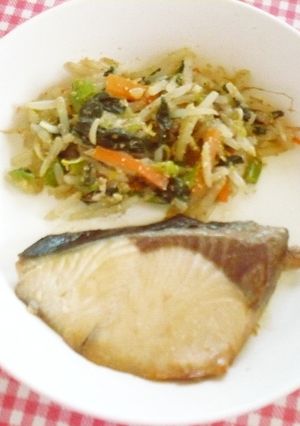 ぶりの照り焼き・保育園給食-レシピのメイン写真
