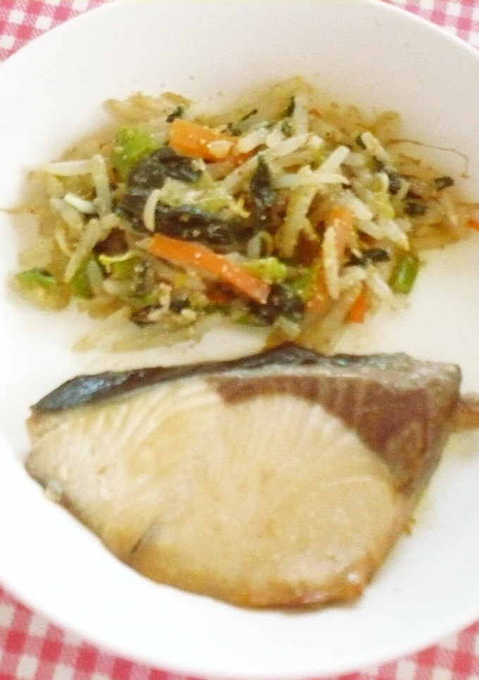 ぶりの照り焼き・保育園給食-レシピのメイン写真