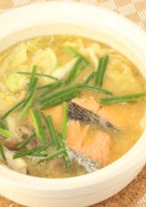 鮭みそバター鍋-レシピのメイン写真