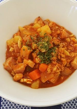 アメリカ料理　大豆ミートのポークビーンズ-レシピのメイン写真