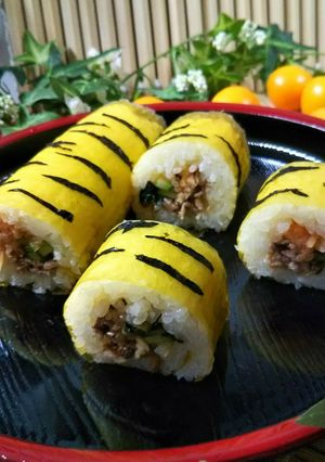 【恵方巻き】【トラの肉巻】真似っこﾃﾞｽ-レシピのメイン写真