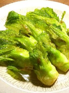 蕾菜の素揚げ-レシピのメイン写真