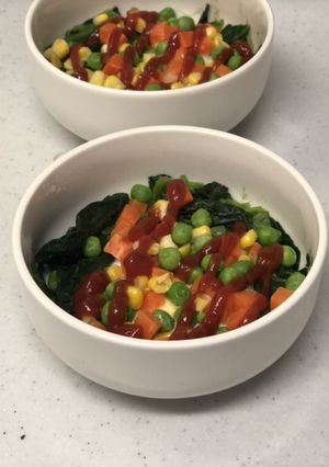 【コンビニ食材】ほうれん草のココット-レシピのメイン写真