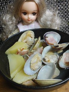 リカちゃん♡あさりベーコンじゃが芋スープ-レシピのメイン写真