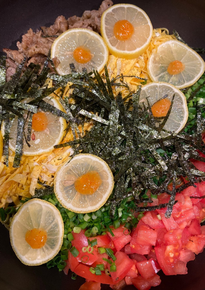 簡単　瓦そば　家ご飯　パーティー-レシピのメイン写真