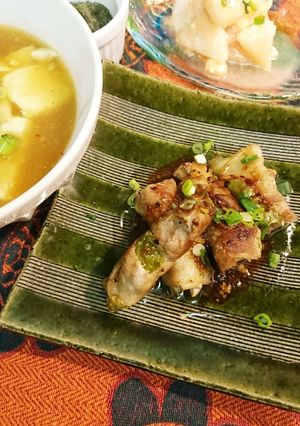 豚肉のレタス巻き-レシピのメイン写真