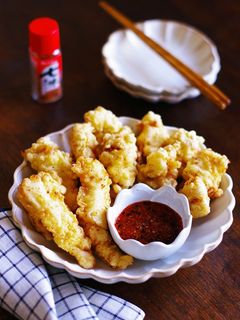 七味ポン酢たれdeウマウマ鶏胸肉の天ぷら-レシピのメイン写真