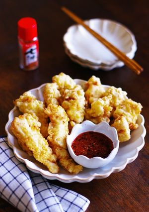 七味ポン酢たれdeウマウマ鶏胸肉の天ぷら-レシピのメイン写真