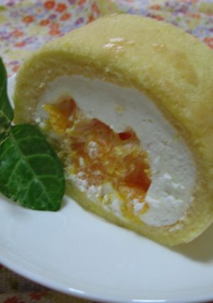 はちみつオレンジ☆ロールケーキ-レシピのメイン写真