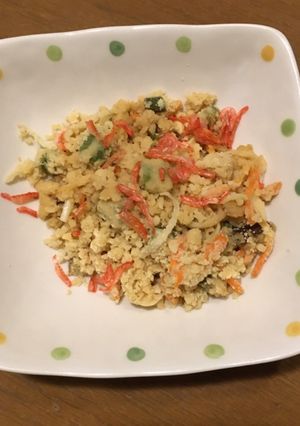 レンジでパパっと！梅みそ卯の花-レシピのメイン写真