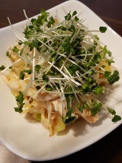 ささみと白ネギのごま和え-レシピのメイン写真