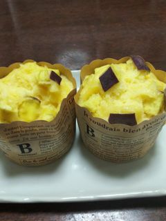 蒸しパン(さつま芋を使って)-レシピのメイン写真
