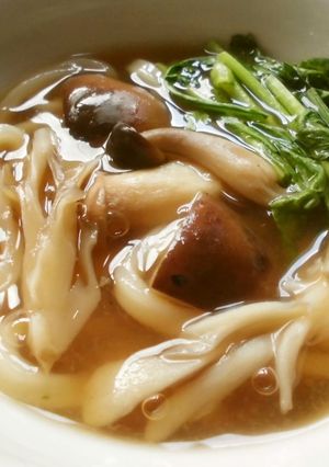 春~あったか!きのこうどん♪-レシピのメイン写真