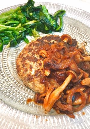 初心者向け！かんたん時短ハンバーグ-レシピのメイン写真