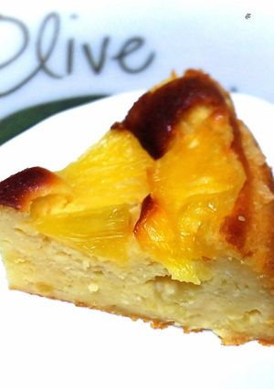 パイナップルのベークドチーズケーキ♪-レシピのメイン写真