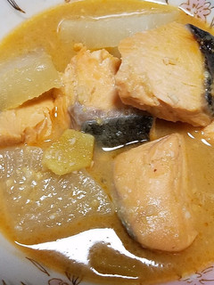 鮭と大根の味噌煮-レシピのメイン写真