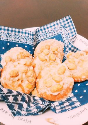 ビスケットと節分豆のおやつ天ぷら♪-レシピのメイン写真
