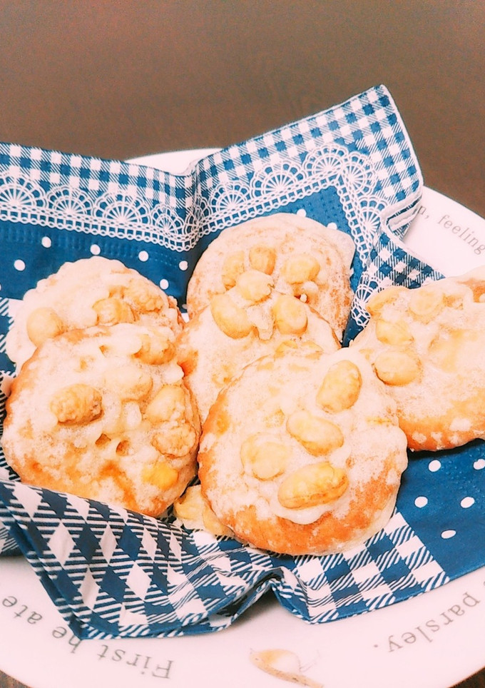 ビスケットと節分豆のおやつ天ぷら♪-レシピのメイン写真