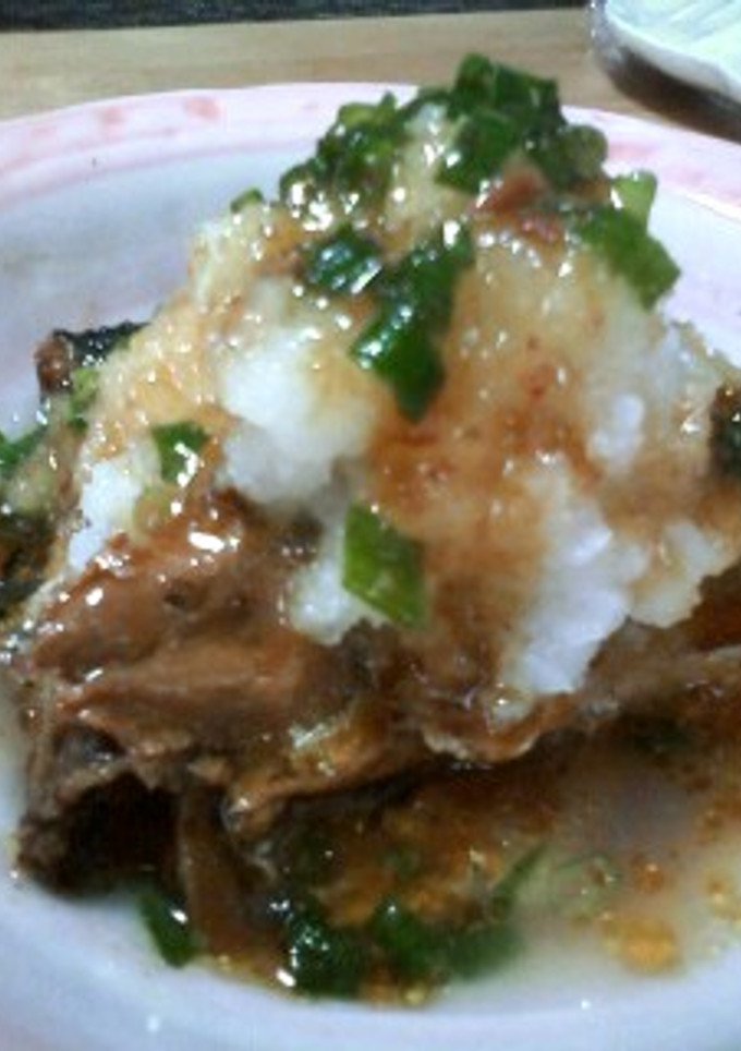 蒲焼の缶詰に大根おろし♪-レシピのメイン写真