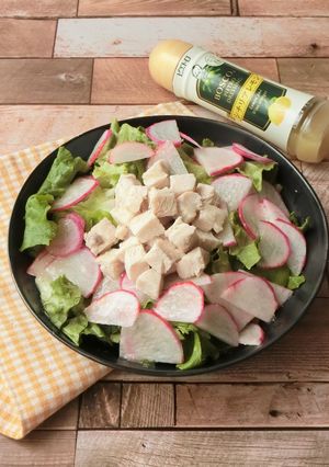 鶏ハムと赤カブのさっぱりサラダ-レシピのメイン写真