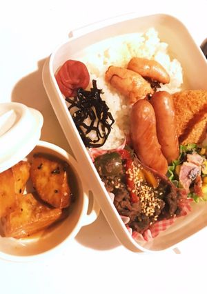 旦那さんのお弁当245-レシピのメイン写真