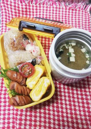 野球少年弁当♡焼きにおにぎり2/1-レシピのメイン写真