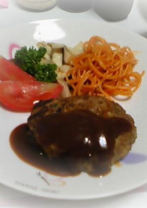 ヘルシー豆腐入り　ハンバーグ-レシピのメイン写真