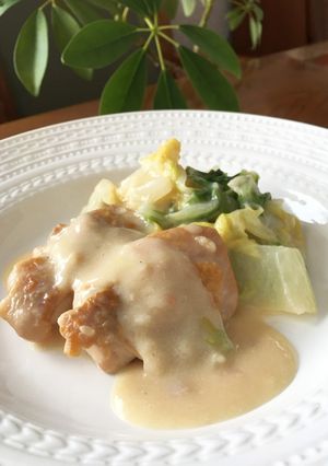 鶏と白菜の和風クリーム煮☆豆乳味噌-レシピのメイン写真