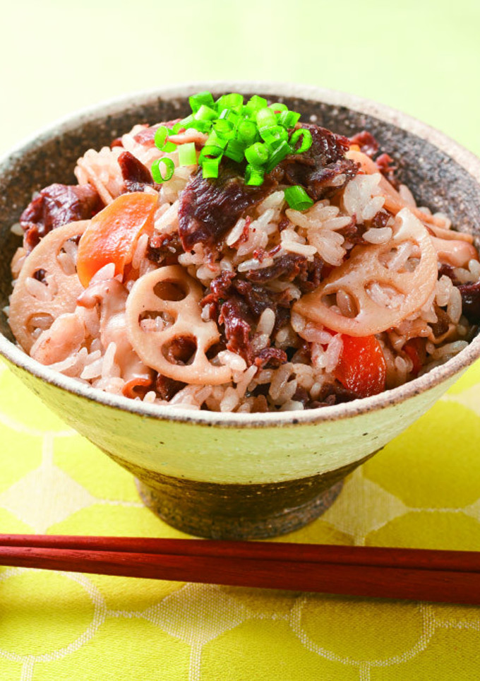 牛肉と蓮根のまぜごはん☆-レシピのメイン写真