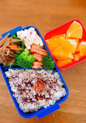 牛肉とごぼうの甘辛炒め弁当-レシピのメイン写真