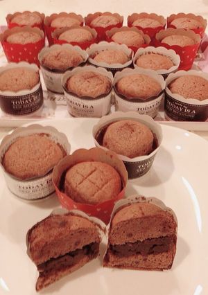 ジプロック簡単大量！カップ生チョコサンド-レシピのメイン写真