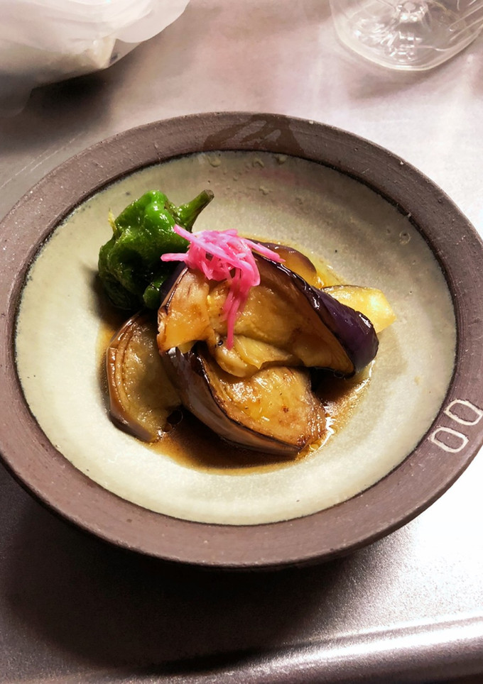 丸茄子の揚げ浸し-レシピのメイン写真