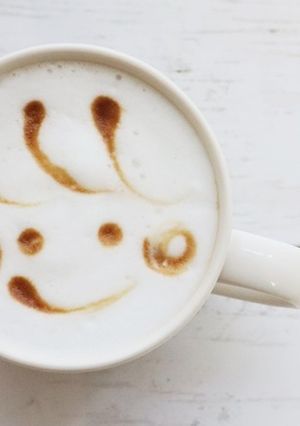 100均クリーマーでかわいいラテアート-レシピのメイン写真