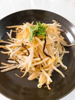 もやしの塩昆布炒め-レシピのメイン写真