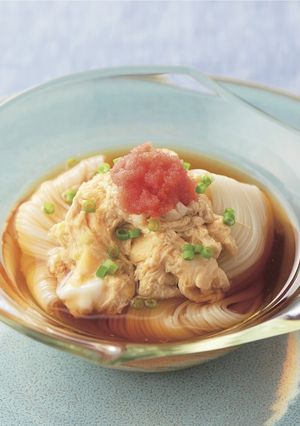 冷やしかき玉明太子そうめん-レシピのメイン写真