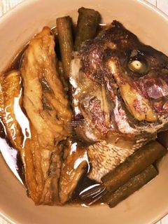 鯛のあら煮-レシピのメイン写真