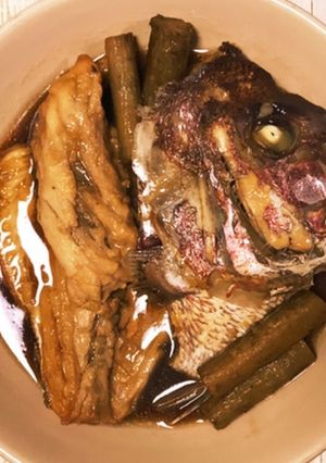 鯛のあら煮-レシピのメイン写真