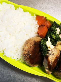 旦那弁当346♥ハンバーグ弁当!-レシピのメイン写真